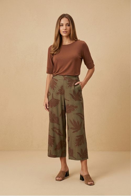 Calca pantacourt arvoredo